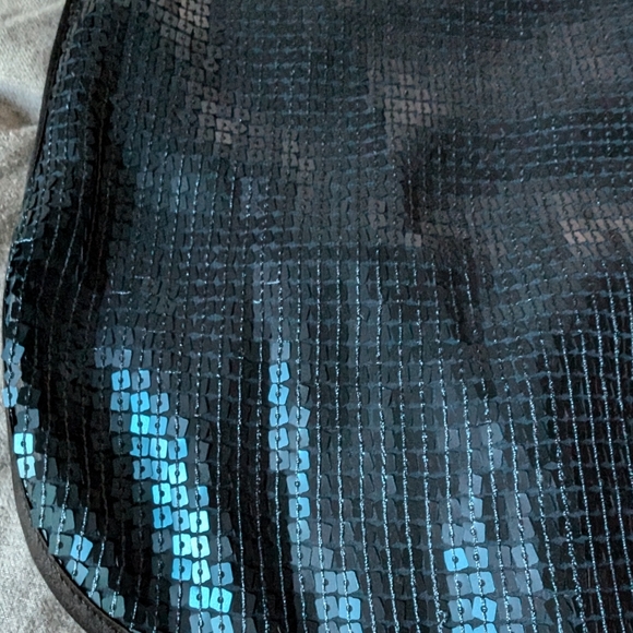 Liu Jo Black and Blue Sequin Skirt - Picture 3 of 7